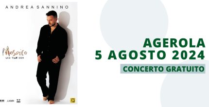 Andrea Sannino in concerto per la 42ª edizione del FiordilatteFiordifesta ad Agerola